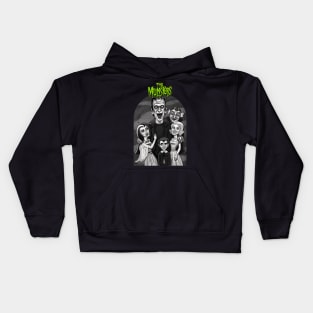 The Munsters (text) Kids Hoodie